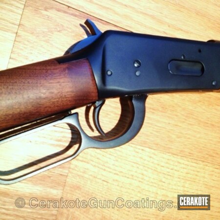 Powder Coating: Graphite Black H-146,Hunting Rifle,Winchester 1894,SOCOM BLUE  H-245,Winchester