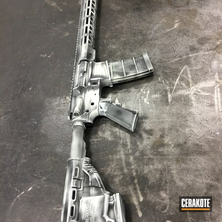 Powder Coating: S.H.O.T,Graphite Black H-146,FROST H-312,Weathered,.223 Wylde,AR-15