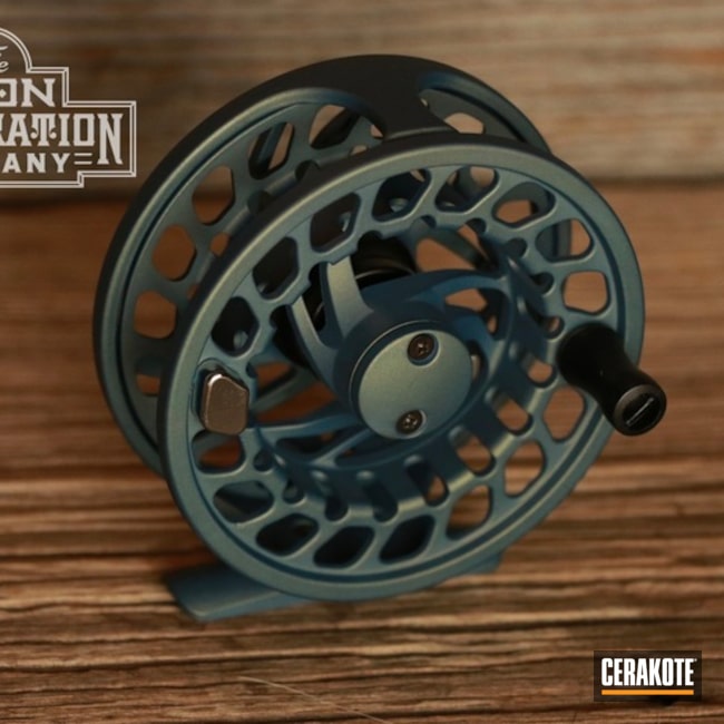 Orvis Fly Fishing Reel Cerakoted Using Northern Lights