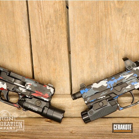 Powder Coating: Graphite Black H-146,Crimson H-221,Glock,NRA Blue H-171,S.H.O.T,Sig Sauer,Pistol,Sig P320,BATTLESHIP GREY H-213,Glock 19X,JESSE JAMES COLD WAR GREY H-402,Handgun
