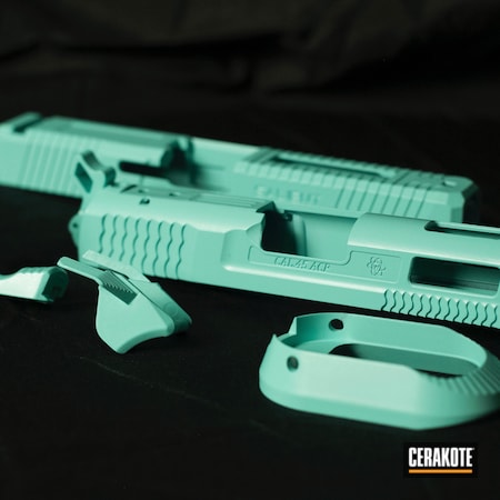 Powder Coating: sallient,1911,Blue,tiffany,S.H.O.T,Airsoft,Pistol,Bubble Gum,Arms,Robin's Egg Blue H-175