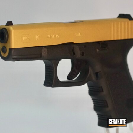 Powder Coating: 9mm,Glock,S.H.O.T,Gold H-122,Glock 19,Guns