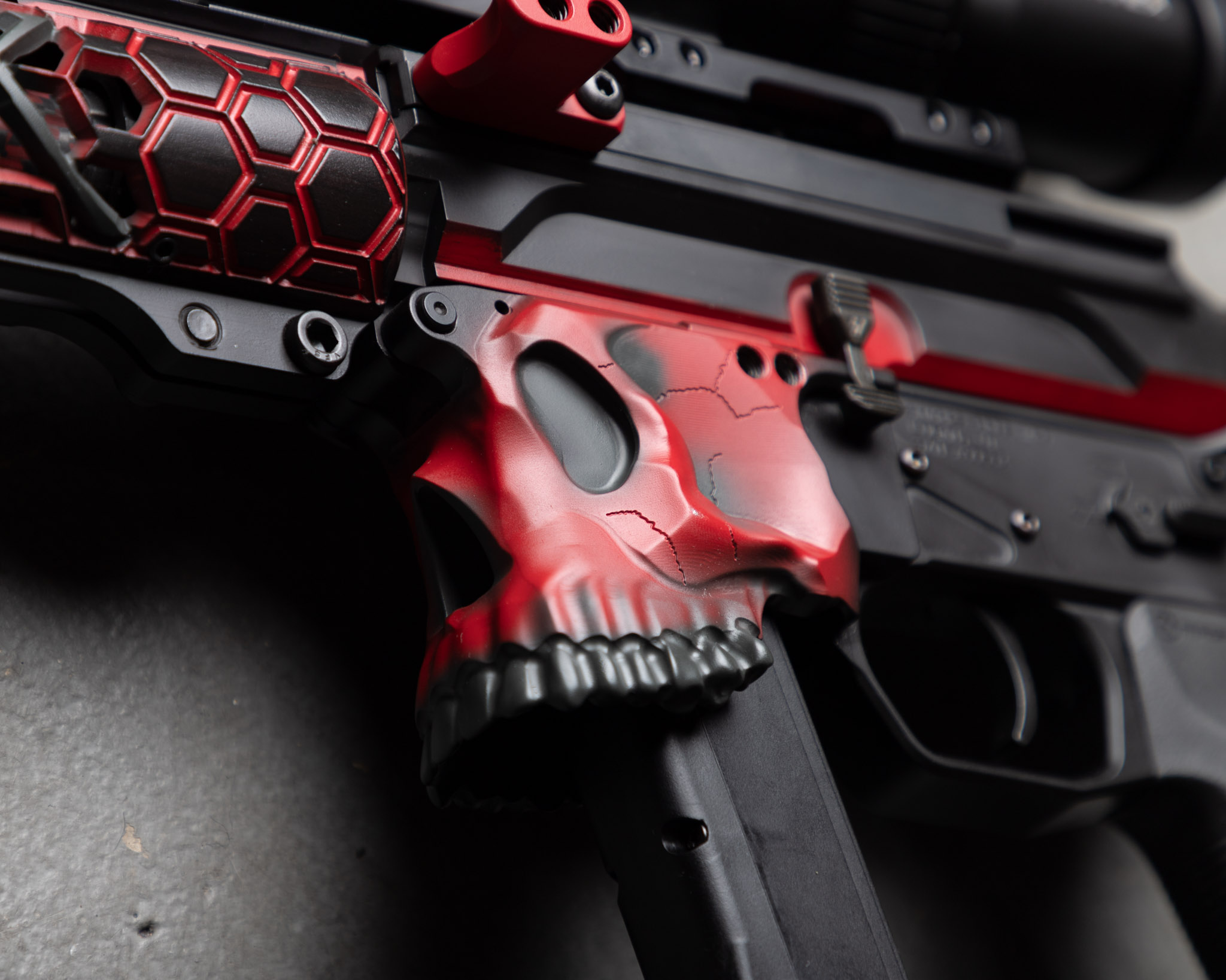 Sig Ruby Custom AR Build Cerakoted using Armor Black, Sig™ Dark Grey and Ruby ...
