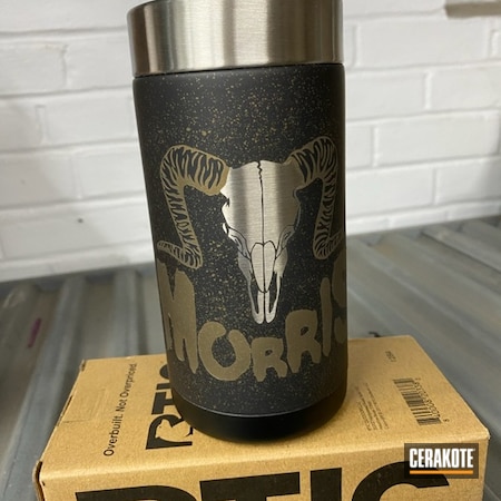 Powder Coating: Graphite Black H-146,Custom Tumbler Cups,Custom Tumbler Cup,RTIC Tumbler,Tumbler,Craft Can,Outdoor Gear,RTIC,Stainless Steel Cup,Burnt Bronze H-148,Drinkware,Tumbler Cups