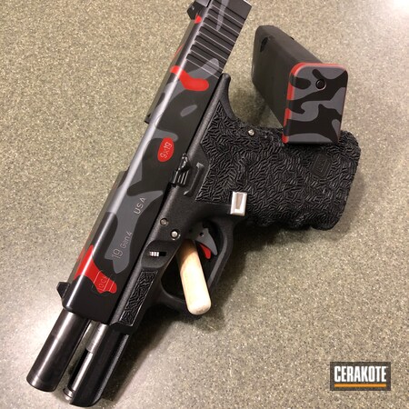 Powder Coating: 9mm,Crimson H-221,Stone Grey H-262,BLACKOUT E-100,S.H.O.T,Glock 19