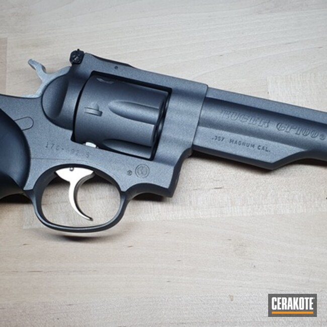 Ruger Gp100 Revolver Cerakoted Using Tungsten