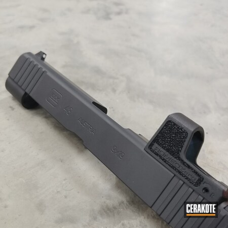 Powder Coating: 9mm,Graphite Black H-146,Glock,S.H.O.T,Pistol,Glock 48