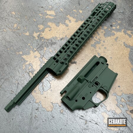 Powder Coating: S.H.O.T,JESSE JAMES EASTERN FRONT GREEN  H-400,AR-15,Rifle,Upper / Lower / Handguard