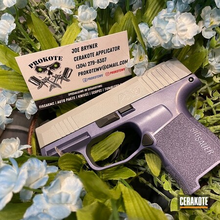 Powder Coating: 9mm,CRUSHED ORCHID H-314,S.H.O.T,Sig Sauer,Crushed Silver H-255,Sig P365
