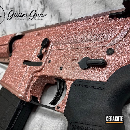 Powder Coating: ROSE GOLD H-327,Glit-AR,S.H.O.T,Radical Firearms,Glitter AR