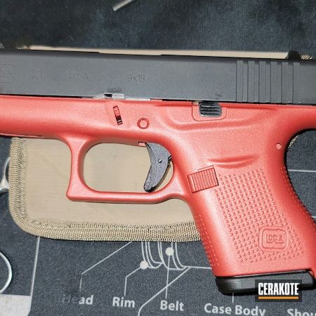Powder Coating: 9mm,Glock,BLOOD ORANGE H-322,Handguns