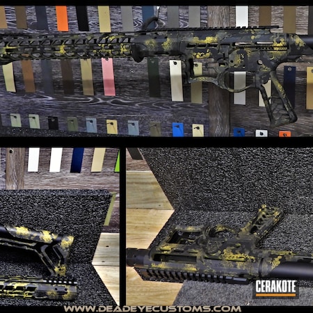 Powder Coating: HexCam,Graphite Black H-146,BLACKOUT E-100,SUNFLOWER H-317,Gold H-122,Sniper Grey H-234,SIG™ DARK GREY H-210