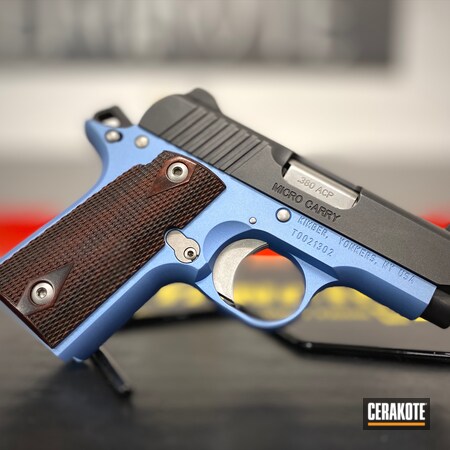 Powder Coating: Kimber,S.H.O.T,Pistol,POLAR BLUE H-326,Micro