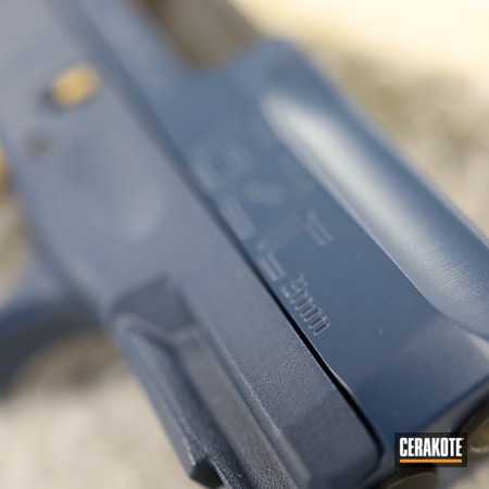 Powder Coating: 9mm,KEL-TEC® NAVY BLUE H-127,Graphite Black H-146,S.H.O.T,Pistol,Gold H-122,Taurus,Handgun,G2C