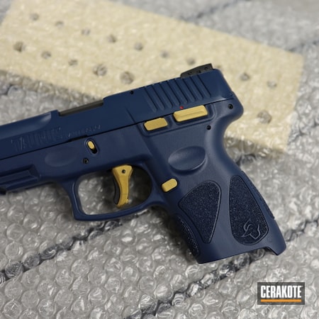 Powder Coating: 9mm,KEL-TEC® NAVY BLUE H-127,Graphite Black H-146,S.H.O.T,Pistol,Gold H-122,Taurus,Handgun,G2C