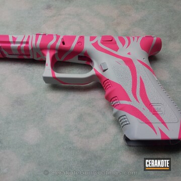 Cerakoted H-141 Prison Pink With H-140 Bright White