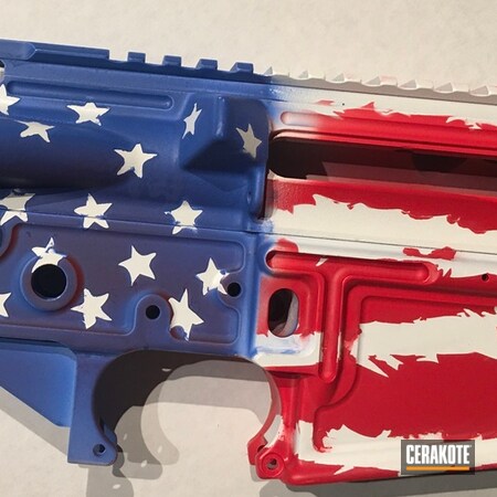 Powder Coating: Bright White H-140,NRA Blue H-171,S.H.O.T,USMC Red H-167,AR Lower Receiver
