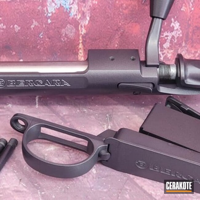 Bergara Bolt Action Rifle Cerakoted Using Carbon Grey