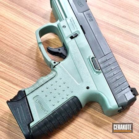 Powder Coating: 9mm,Jungle E-140,S.H.O.T,Walther,Green,PPS,Jungle