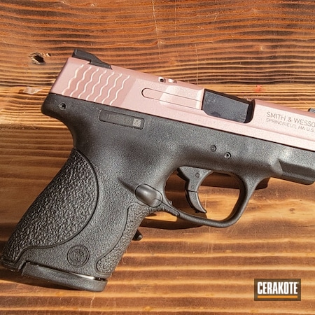 Powder Coating: ROSE GOLD H-327,9mm,Smith & Wesson,Controls,Mil Spec O.D. Green H-240,S.H.O.T,Shield,Pistol Slide