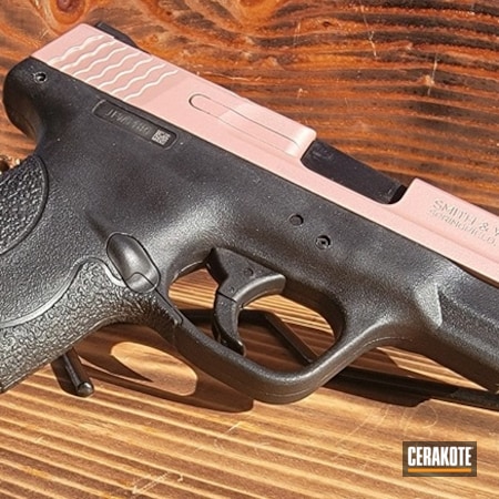 Powder Coating: ROSE GOLD H-327,9mm,Smith & Wesson,Controls,Mil Spec O.D. Green H-240,S.H.O.T,Shield,Pistol Slide