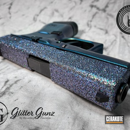 Powder Coating: 9mm,Glock,S.H.O.T,Armor Black H-190,Glitter Glock,Glitter,Galaxy