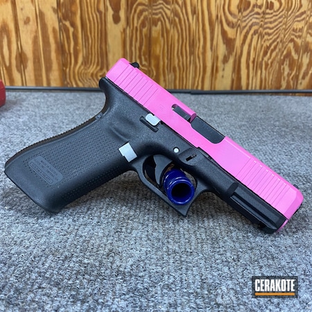 Powder Coating: 9mm,Glock,S.H.O.T,Crushed Silver H-255,Glock 45,Prison Pink H-141