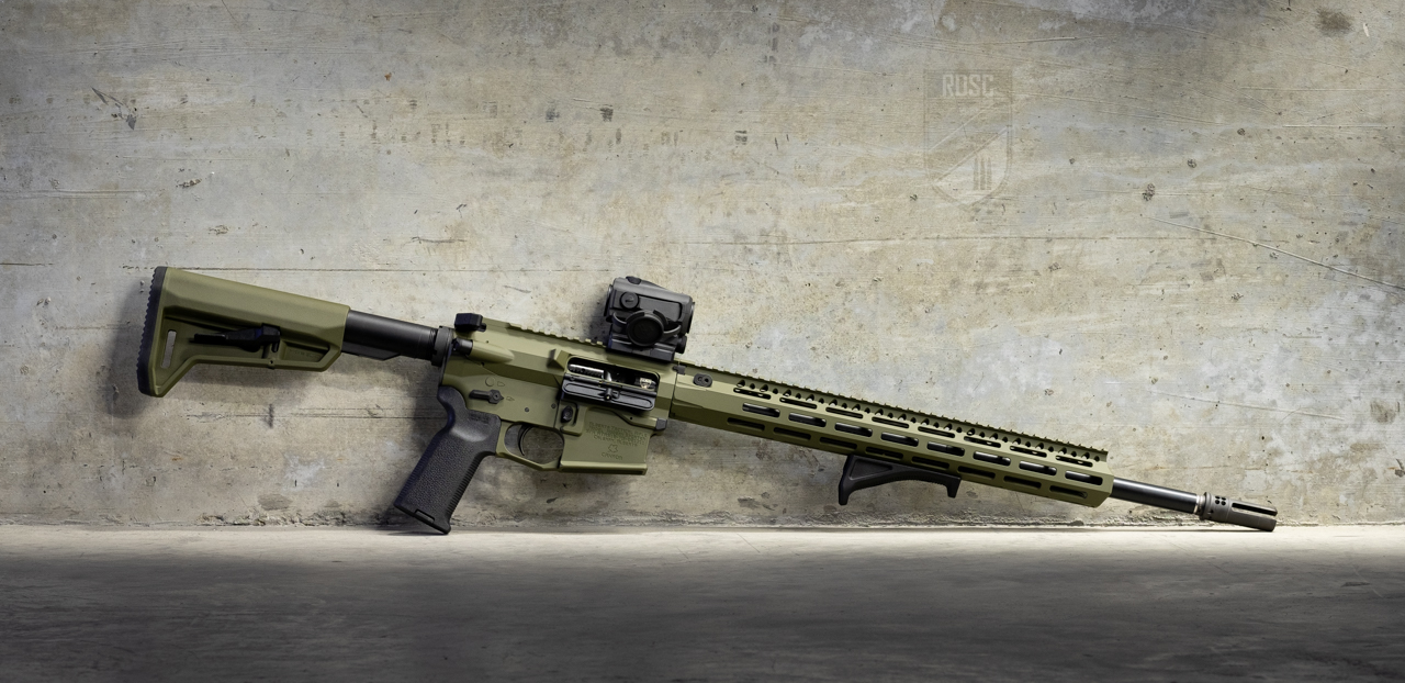 Custom AR Build Cerakoted using Sniper Green | Cerakote