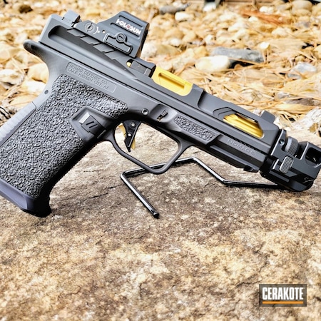 Powder Coating: 9mm,Nomad,Graphite Black H-146,S.H.O.T,Custom Glock,Killer Innovations