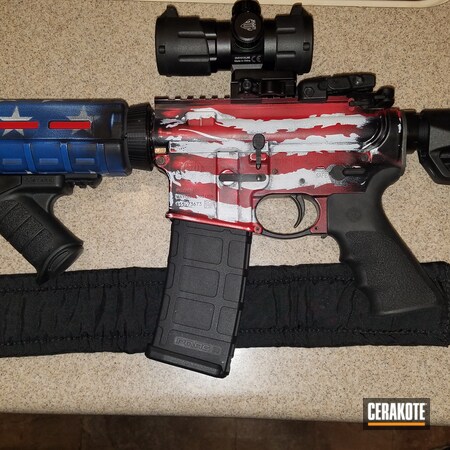Powder Coating: 5.56,S.H.O.T,Ruger AR556,AR-15,NRA Blue H-171,Birthday,Armor Black H-190,Stormtrooper White H-297,USMC Red H-167,Tactical Rifle,American Flag,Ruger,B240TH