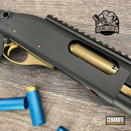 Powder Coating: Graphite Black H-146,GunCandy,12 Gauge,S.H.O.T,Remington 870,Remington,Serbu,870,DLASK