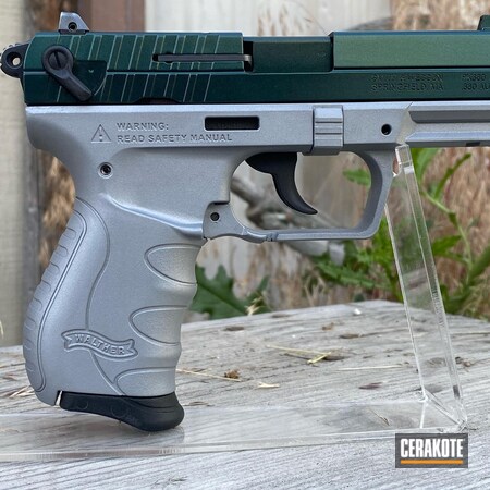 Powder Coating: Graphite Black H-146,.380 ACP,Walther pk380,S.H.O.T,Crushed Silver H-255,Walther,Gun Candy Ivy