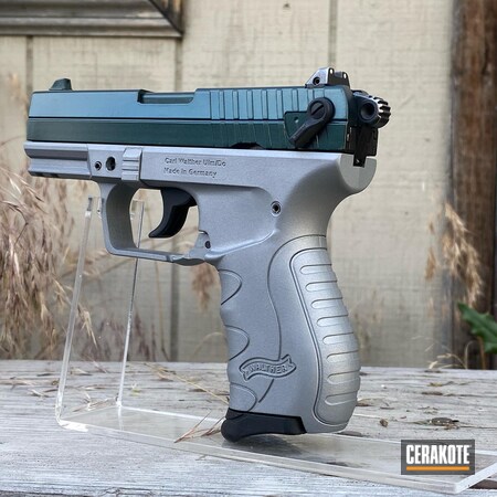 Powder Coating: Graphite Black H-146,.380 ACP,Walther pk380,S.H.O.T,Crushed Silver H-255,Walther,Gun Candy Ivy