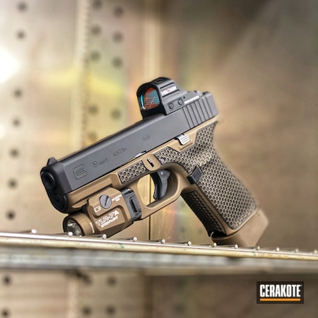 Powder Coating: Glock,Handguns,Burnt Bronze H-148