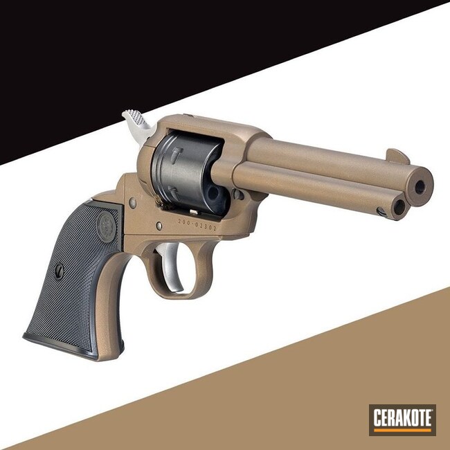 Cerakoted Revolver In H-148 