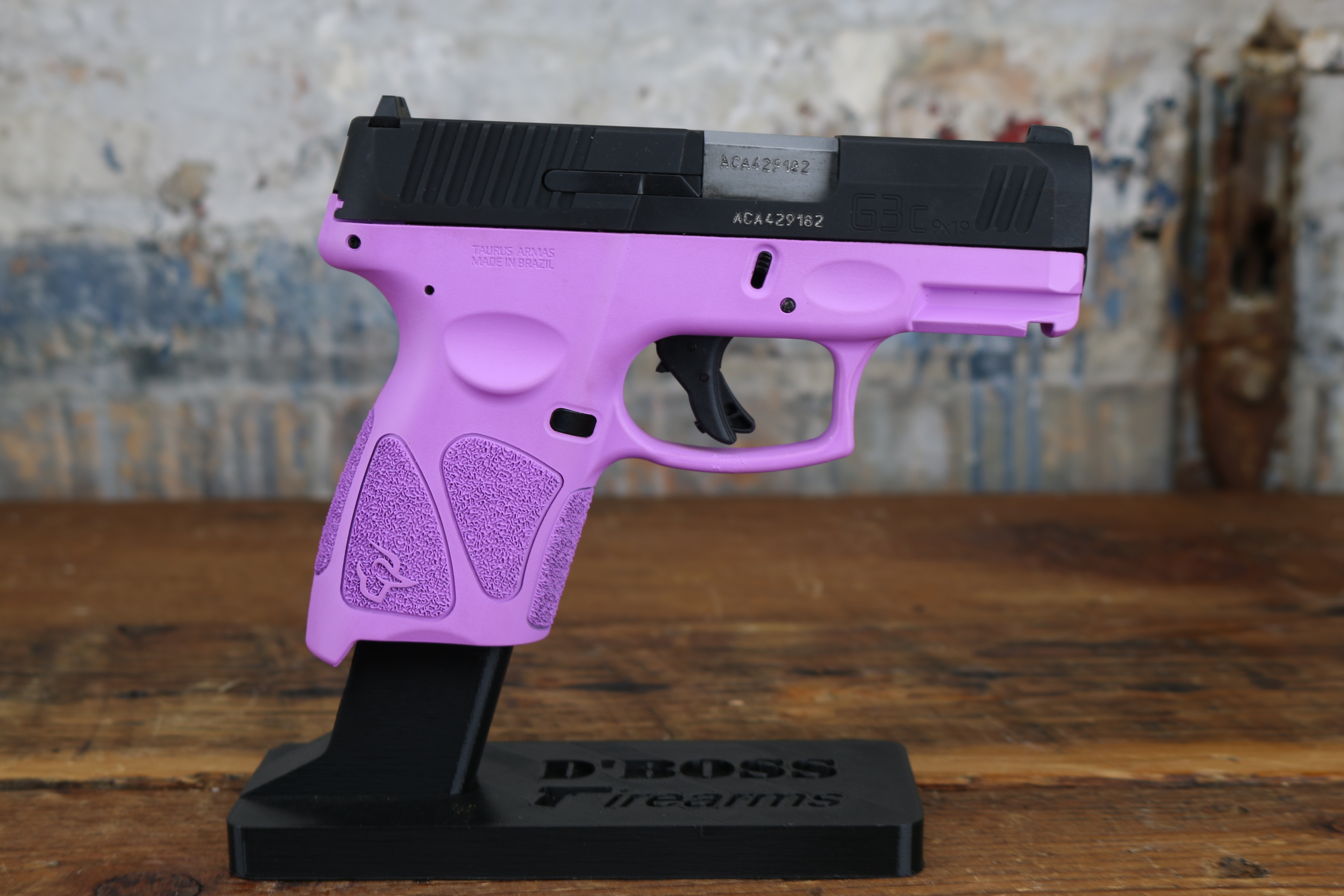 Taurus G3C Pistol Cerakoted using PURPLEXED | Cerakote