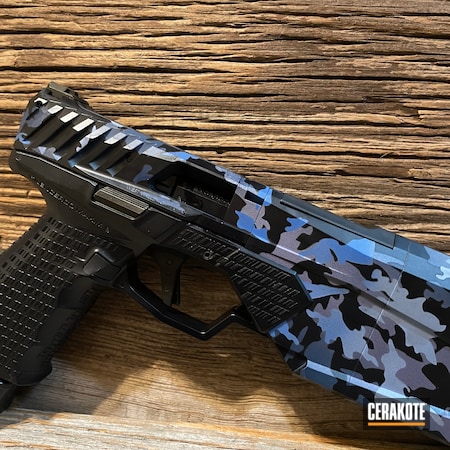 Powder Coating: 9mm,Integrally Suppressed,NRA Blue H-171,CRUSHED ORCHID H-314,NFA,S.H.O.T,Handguns,POLAR BLUE H-326,Midnight Blue H-238,Integrated Suppressor,Handgun