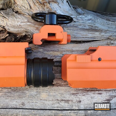 Powder Coating: Hunter Orange H-128,S.H.O.T,Flashlight
