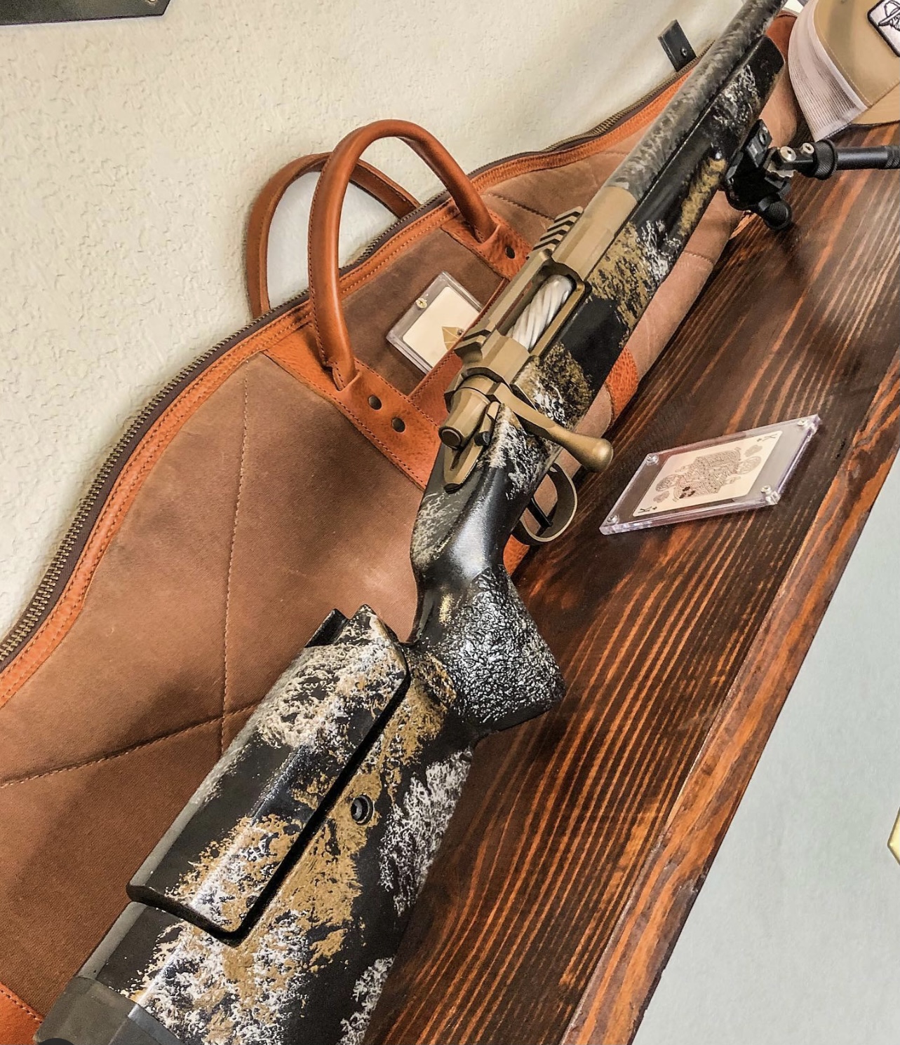 Bolt Action Rifle Cerakoted using Burnt Bronze | Cerakote