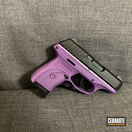 Powder Coating: S.H.O.T,Pistol,EC9s,Bright Purple H-217,Ruger