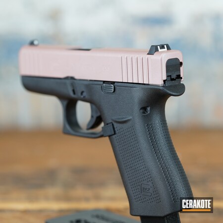 Powder Coating: ROSE GOLD H-327,9mm,Glock,S.H.O.T,Pistol,Handgun,43x