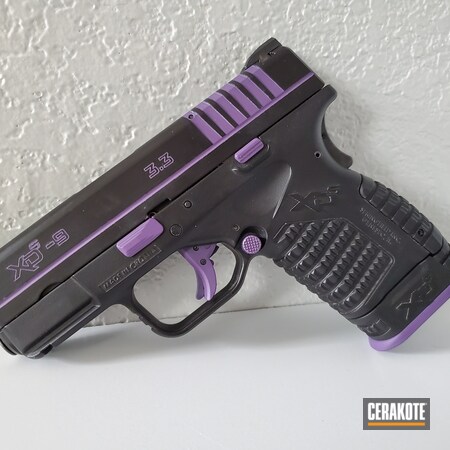 Powder Coating: Graphite Black H-146,Springfield XDS,XDS,S.H.O.T,Bright Purple H-217