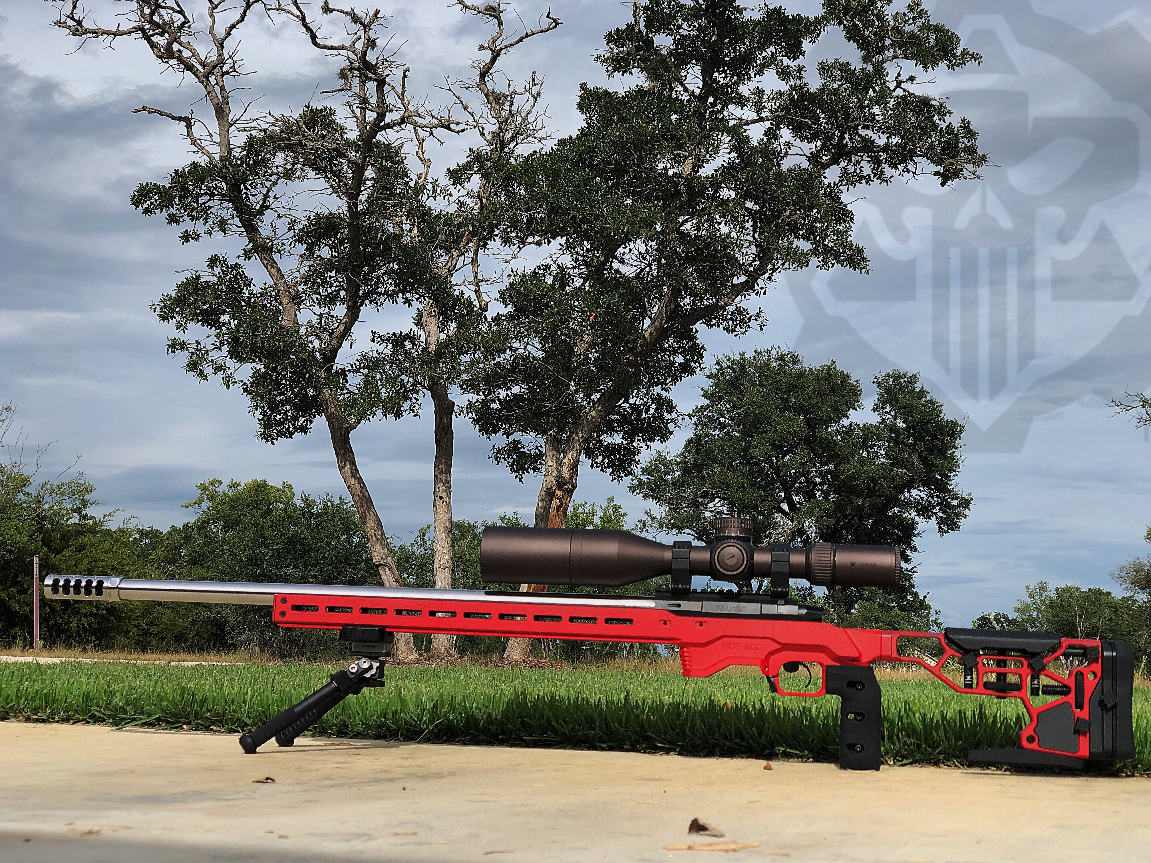 Red Bolt Action Rifle Rdo Bolt Action Rifle Cerakoted using USMC Red | Cerakote