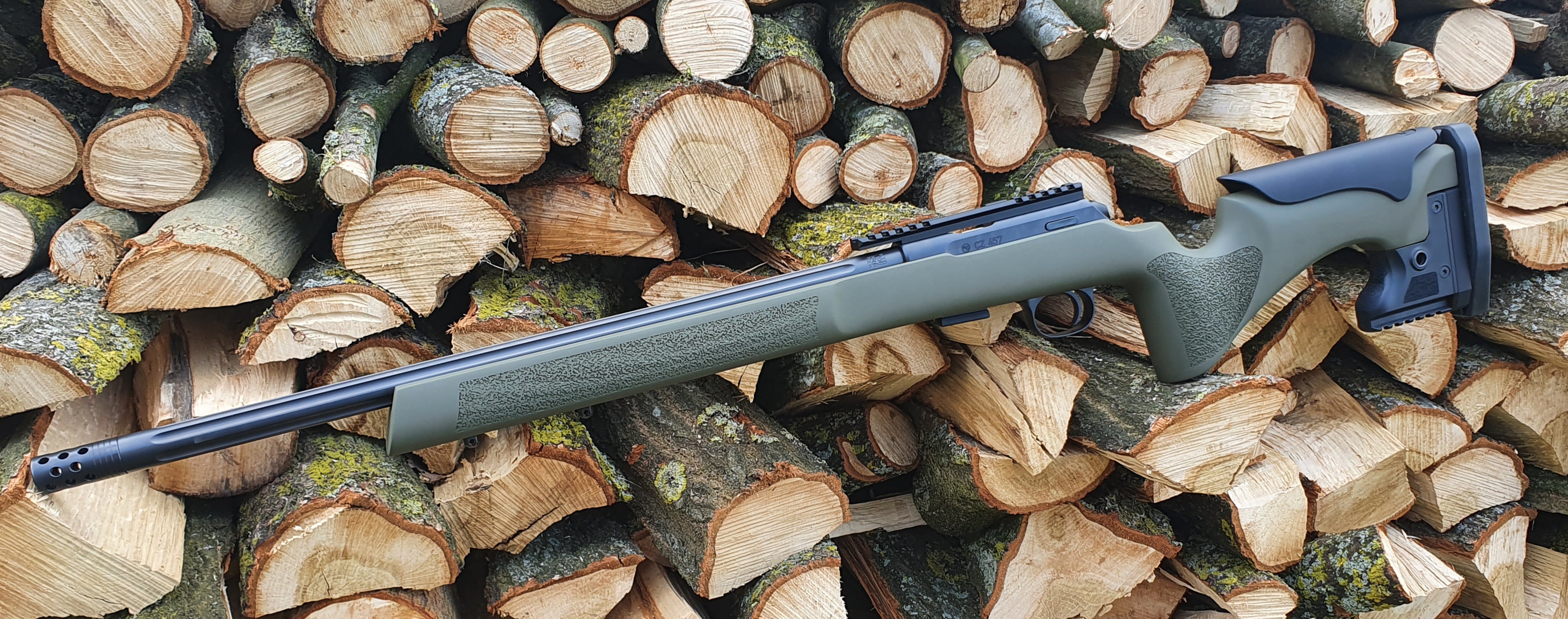 Sniper Rifle Frame CZ Rifle Frame Cerakoted using Sniper Green | Cerakote
