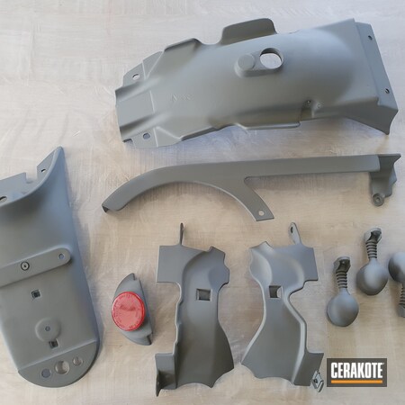 Powder Coating: Automotive,Motorcycle,Bull Shark Grey H-214