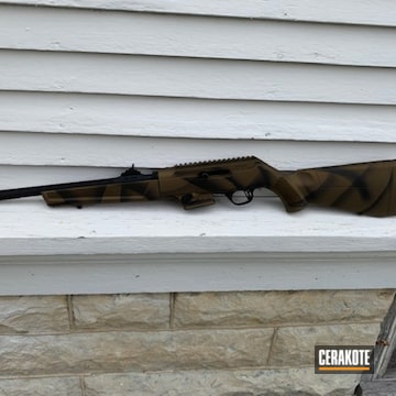 Ruger Pc Carbine Cerakoted Using Graphite Black And Burnt Bronze