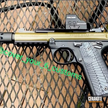 Powder Coating: S.H.O.T,Pistol,.22LR,Mark IV,MAGPUL® O.D. GREEN H-232,Ruger