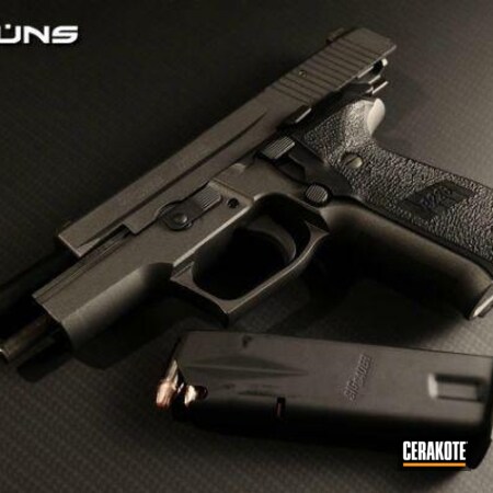 Powder Coating: Graphite Black H-146,Sig Sauer,Handguns,Tungsten H-237