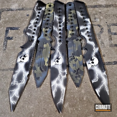 Powder Coating: Custom Knives,Graphite Black H-146,MULTICAM® DARK GREY H-345,S.H.O.T,Soldier,Stormtrooper White H-297,MAGPUL® O.D. GREEN H-232,Knife,Fixed Blade,ZU Bladeworx,ARCLIGHT