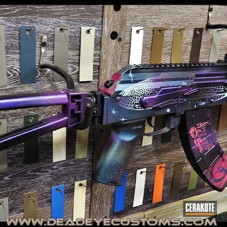 Powder Coating: Bazooka Pink H-244,BLUE RASPBERRY H-329,S.H.O.T,Bright Purple H-217,Robin's Egg Blue H-175,AK Rifle,Prison Pink H-141